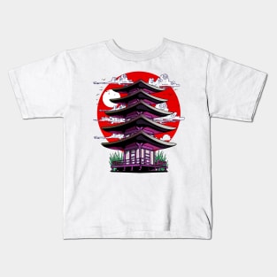 Japanese Temple Kids T-Shirt